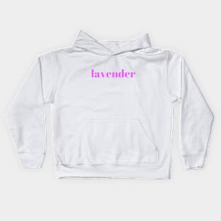 Lavender Kids Hoodie